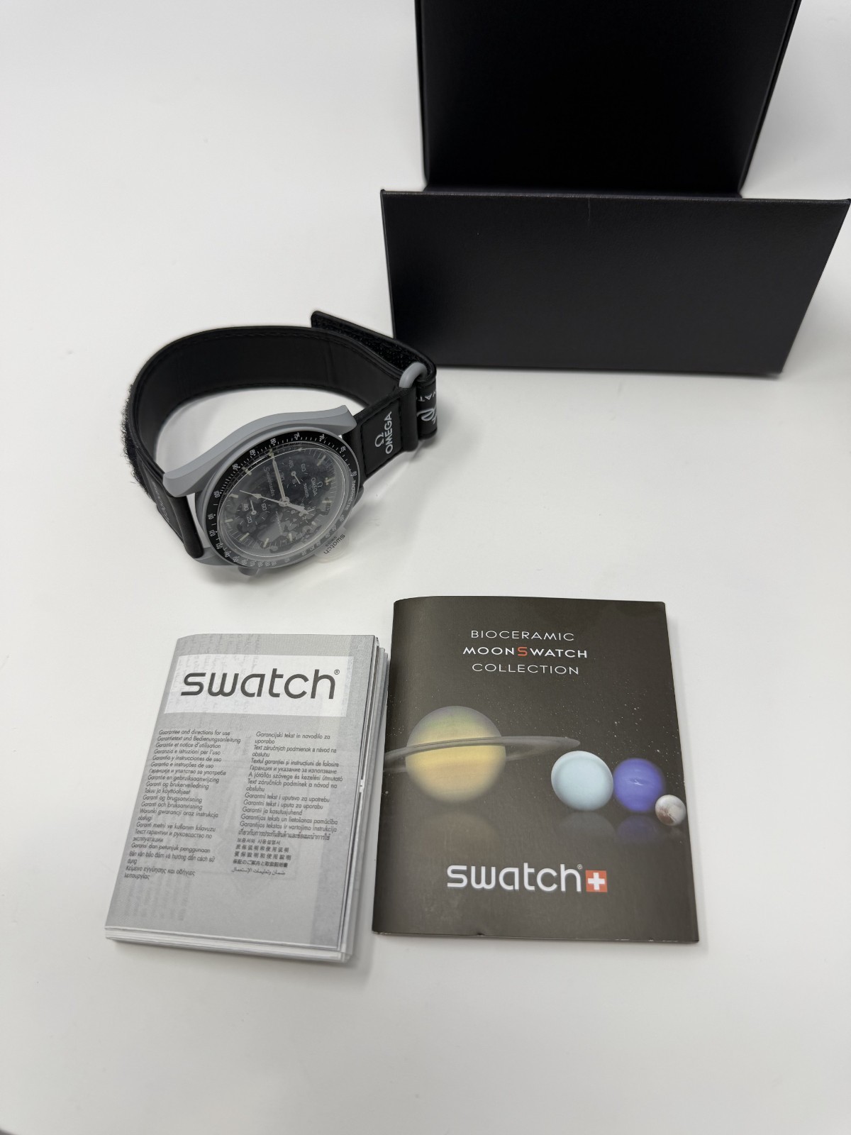 SWATCH x Omega Bioceramic Moonswatch Mission To The Moon Watch Grey/Black