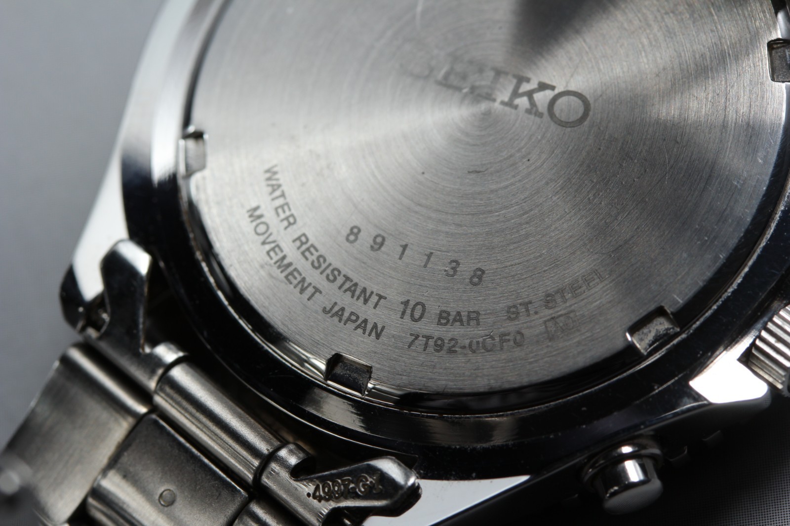 [ Near MINT ] SEIKO Flightmaster 7T92-0CF0 40mm Black Dial Quartz Men’s Watch