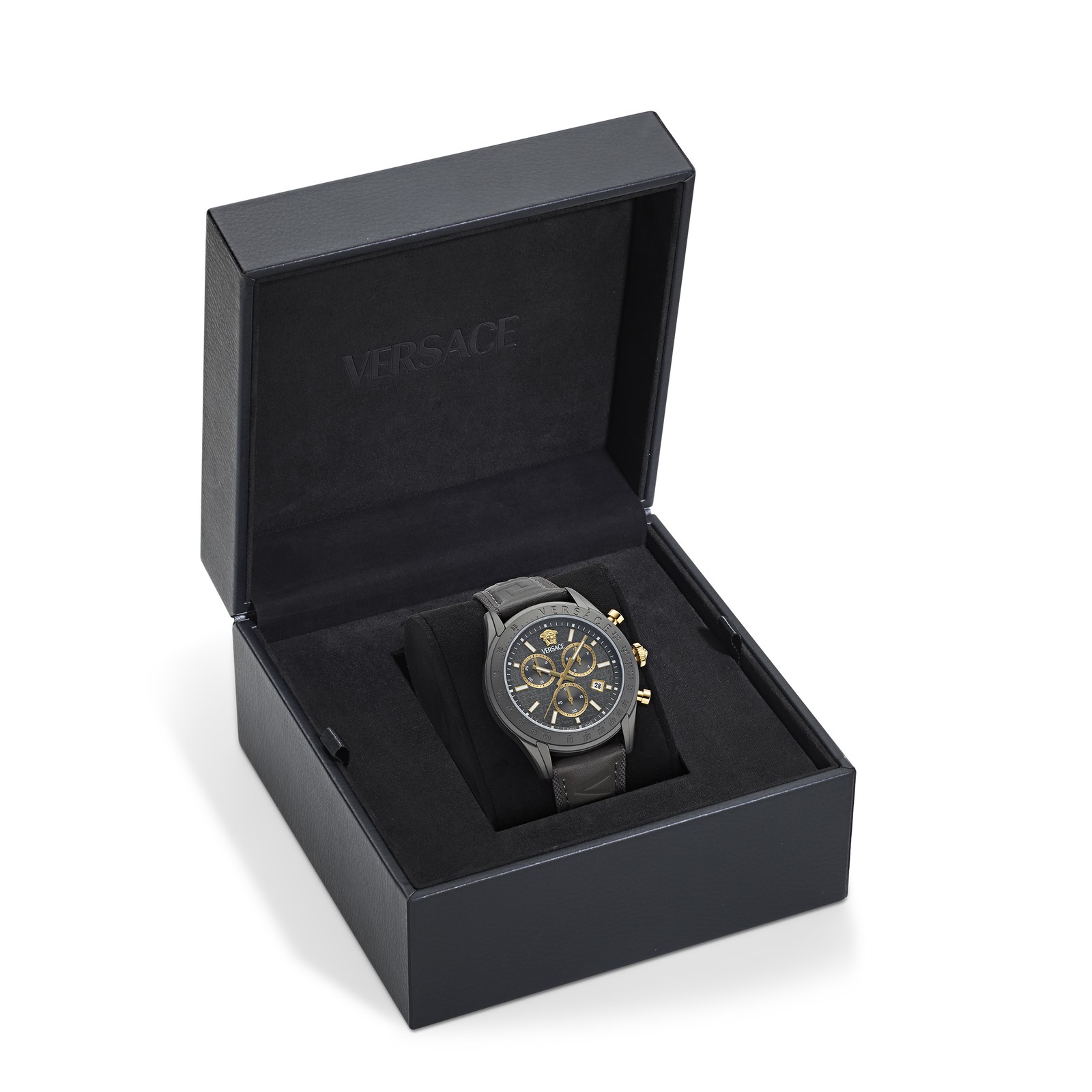 Versace Grey Mens Chronograph Watch Chrono Master VE8R00124