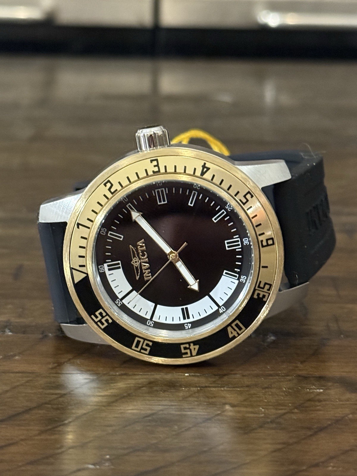 Invicta Specialty Compass 34097 Men’s Watch – 45mm. Black, Gold NEW W/BOX