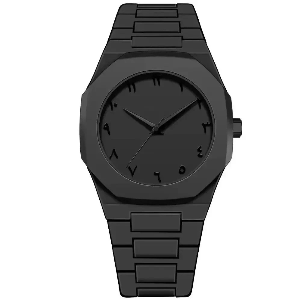 New Fashionable Men’s Watch Simple Black Male Quartz Watches Arabic digital