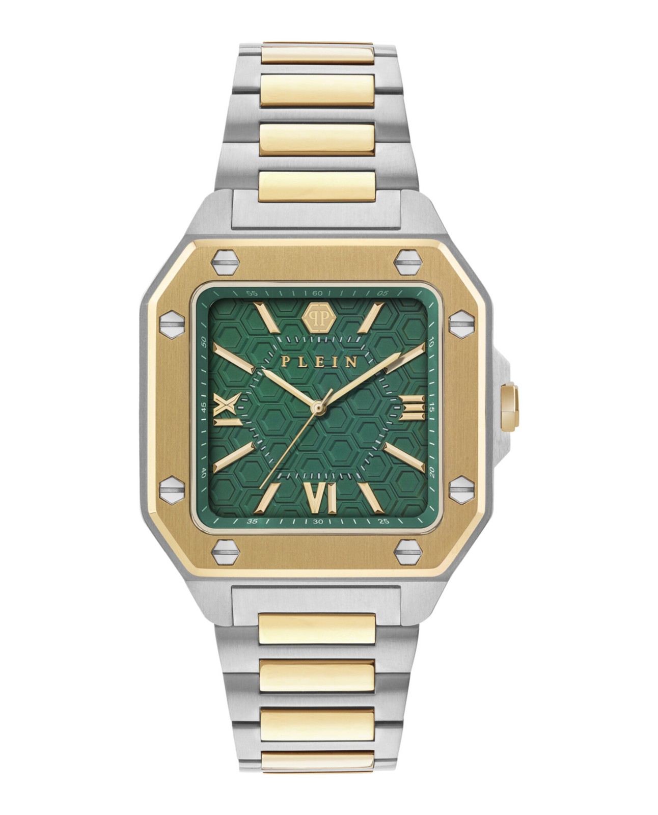 Philipp Plein Mens Two Tone 42mm Bracelet Fashion Watch