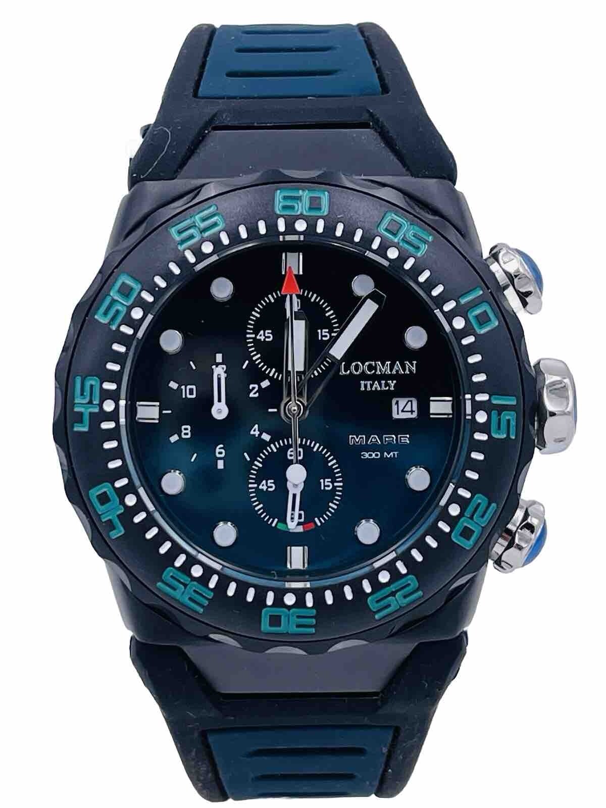 Watch Locman New Sea Chrono 560KKVK/458 Wr300m Steel Very Discounted New