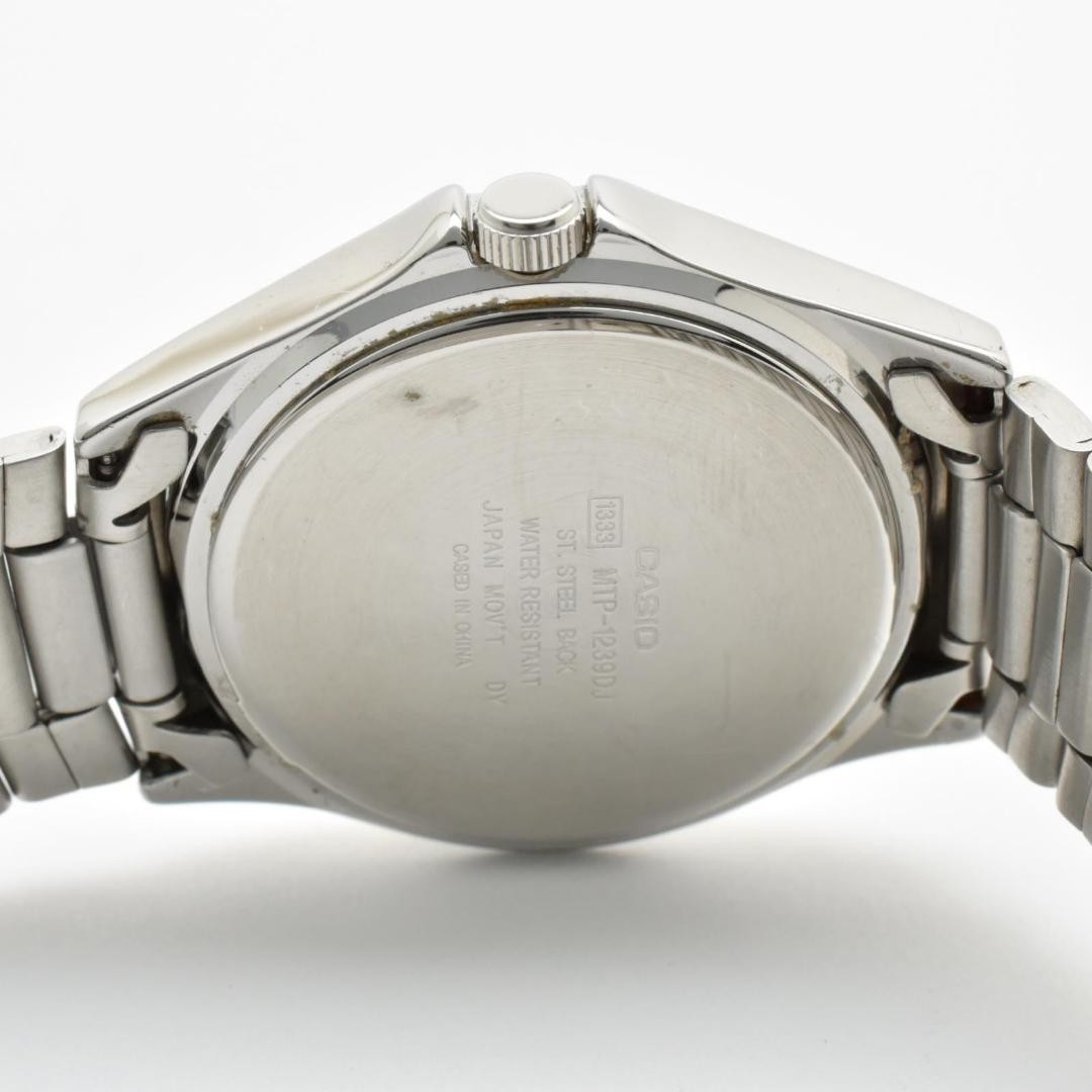 CASIO MTP-1239DJ Blue Day-Date Men’s Watch (Working)