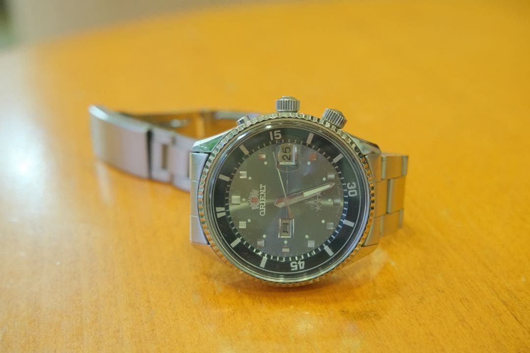 Orient Three Star Vintage Automatic Watch Rotating Inner Bezel King Master