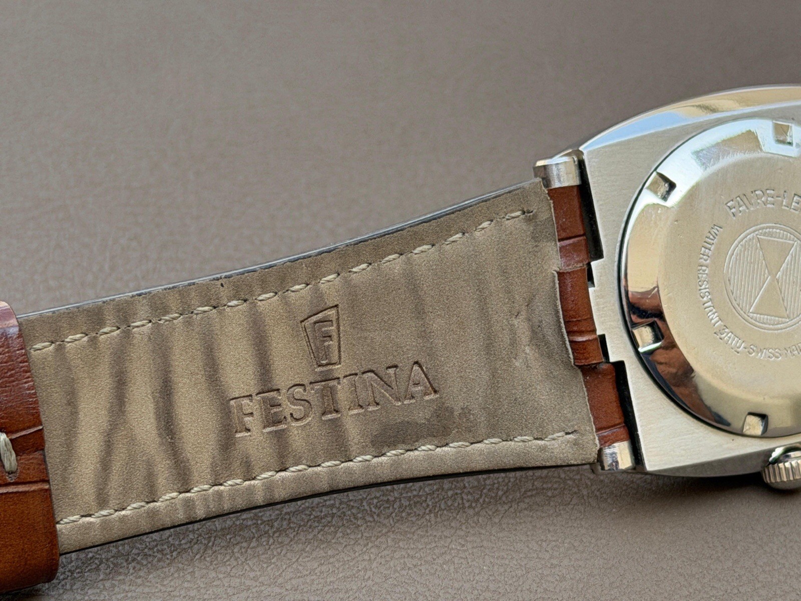 Favre Leuba Duomatic TV Shaped Automatic Swiss Made S-201