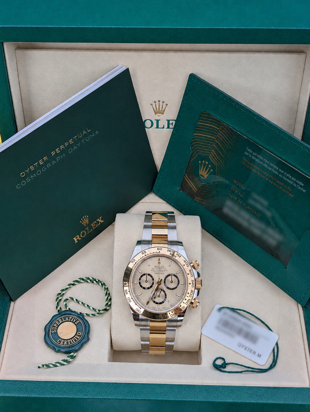 Rolex Daytona 126503 40mm Two-Tone Yellow Gold Champagne Dial – NEW JUNE 2026