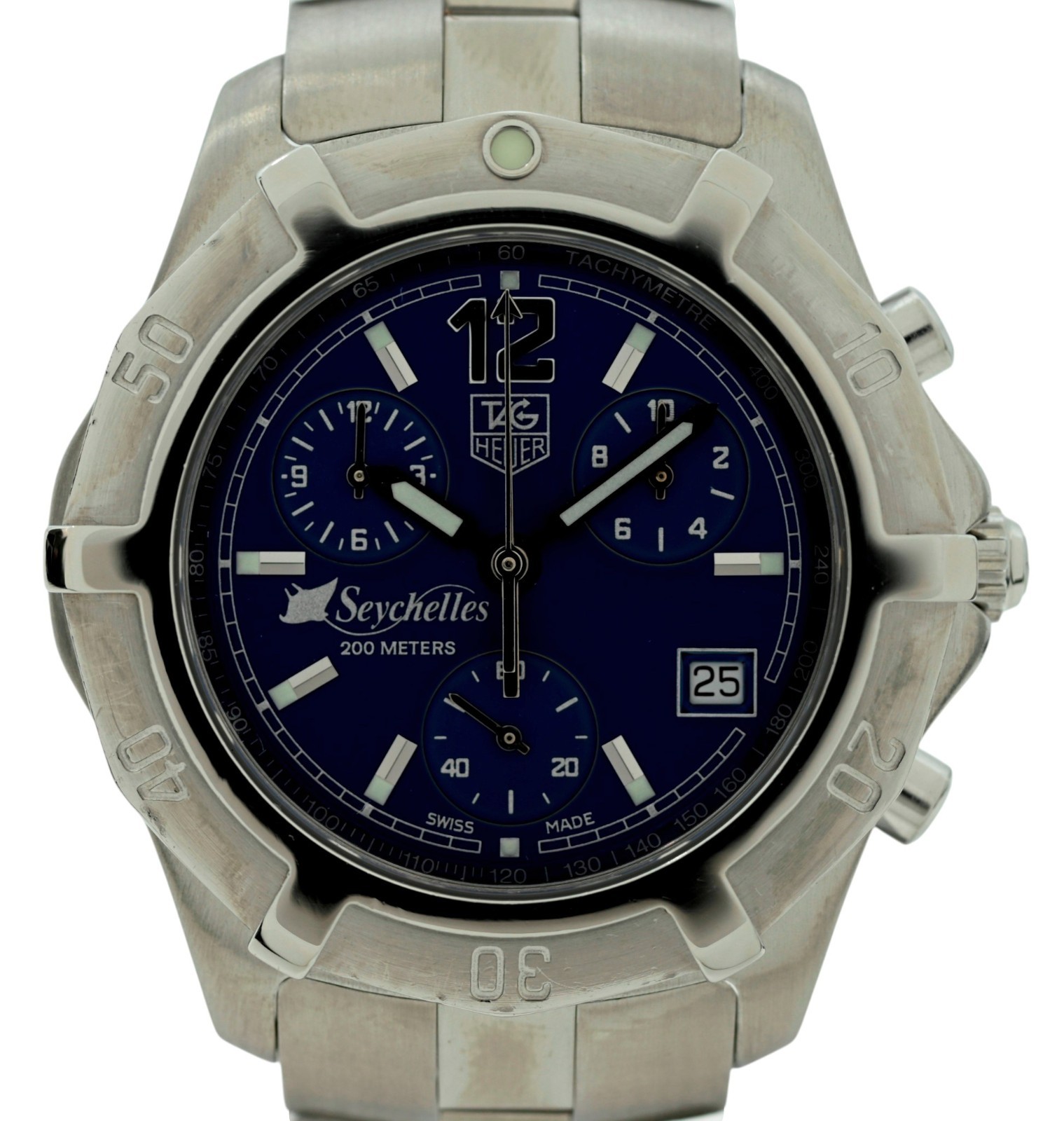 Tag Heuer 39mm Men’s Seychelles Blue Limited Edition Exclusive Watch Ref CN111D!