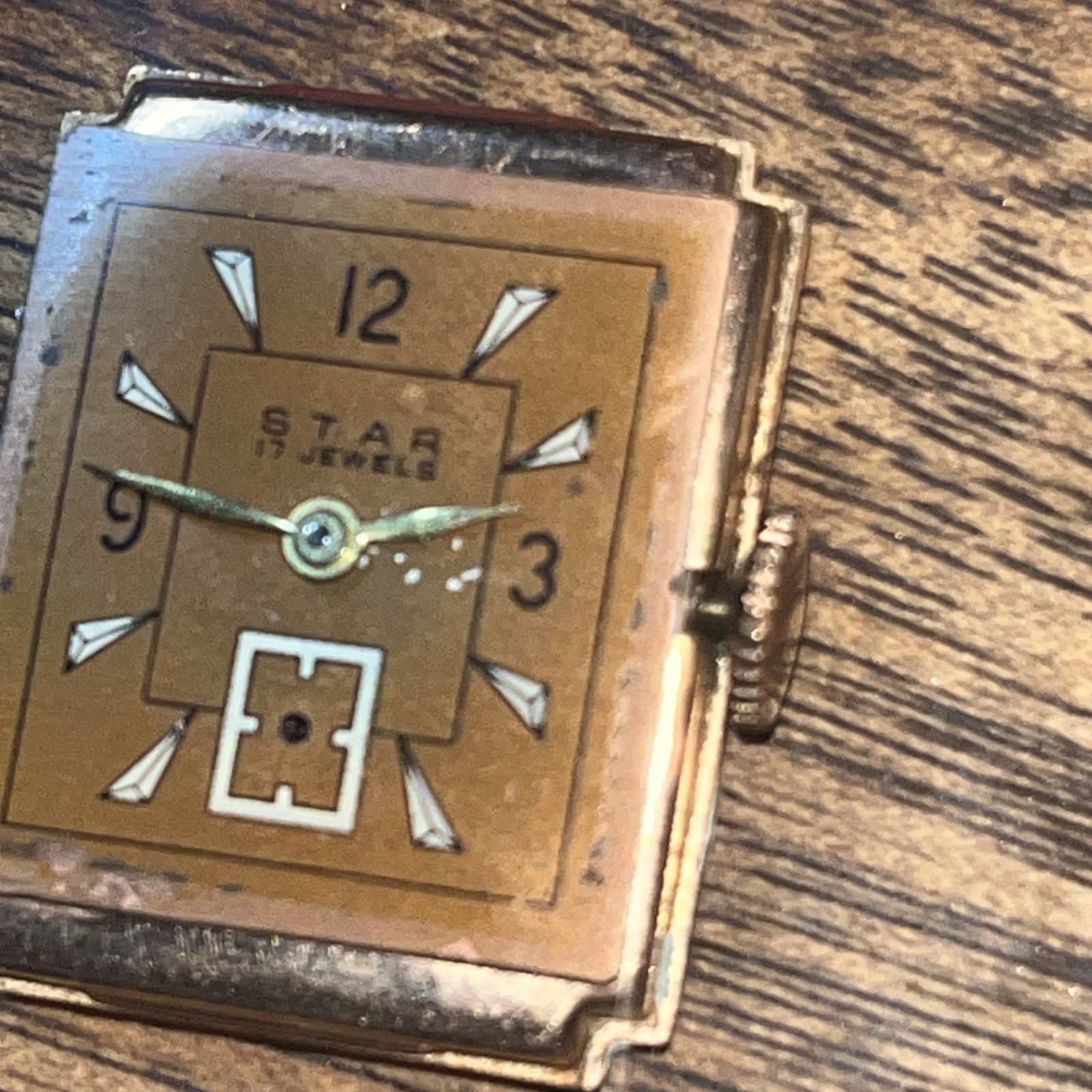 Vintage Rima Star 17 Jewels Watch In Its Current As-Is for Parts Repair
