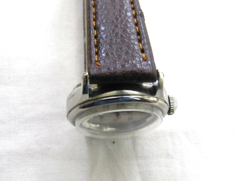 MIDO MULTIFORT SUPER AUTO RM220 SS SCRBK WP 17J MOD 817 BUMPER 2 TONE MILIT DIAL