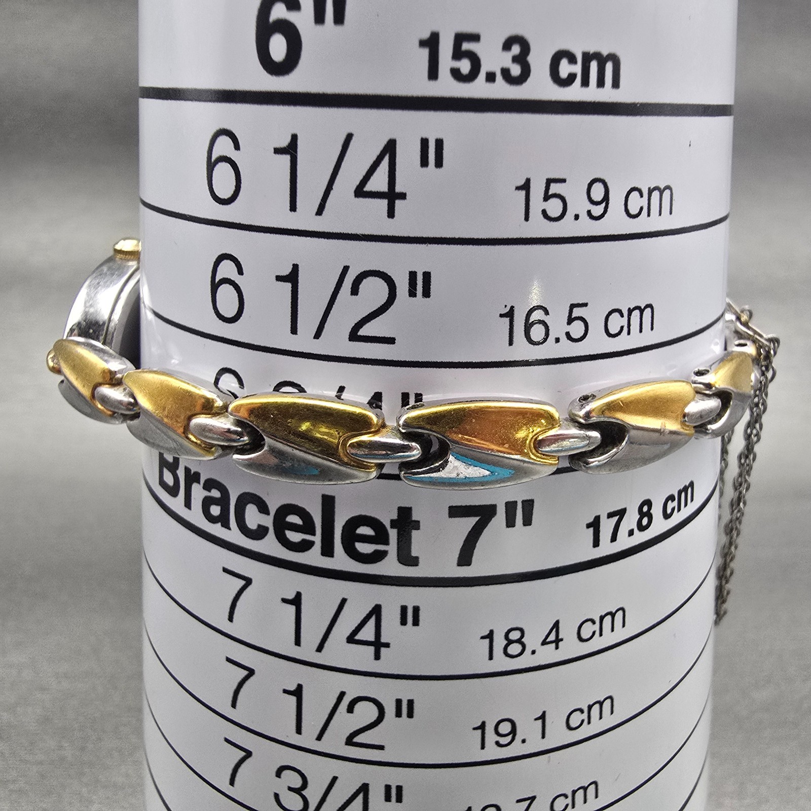 Seiko Watch Women 13mm Silver Dial Two Tone Oval 1E20-5270 New Battery Vintage