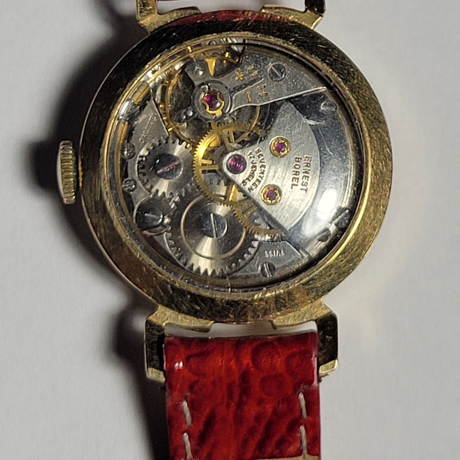 Vintage Ernest Borel Ladies Cocktail Kaleidoscope Wristwatch Works