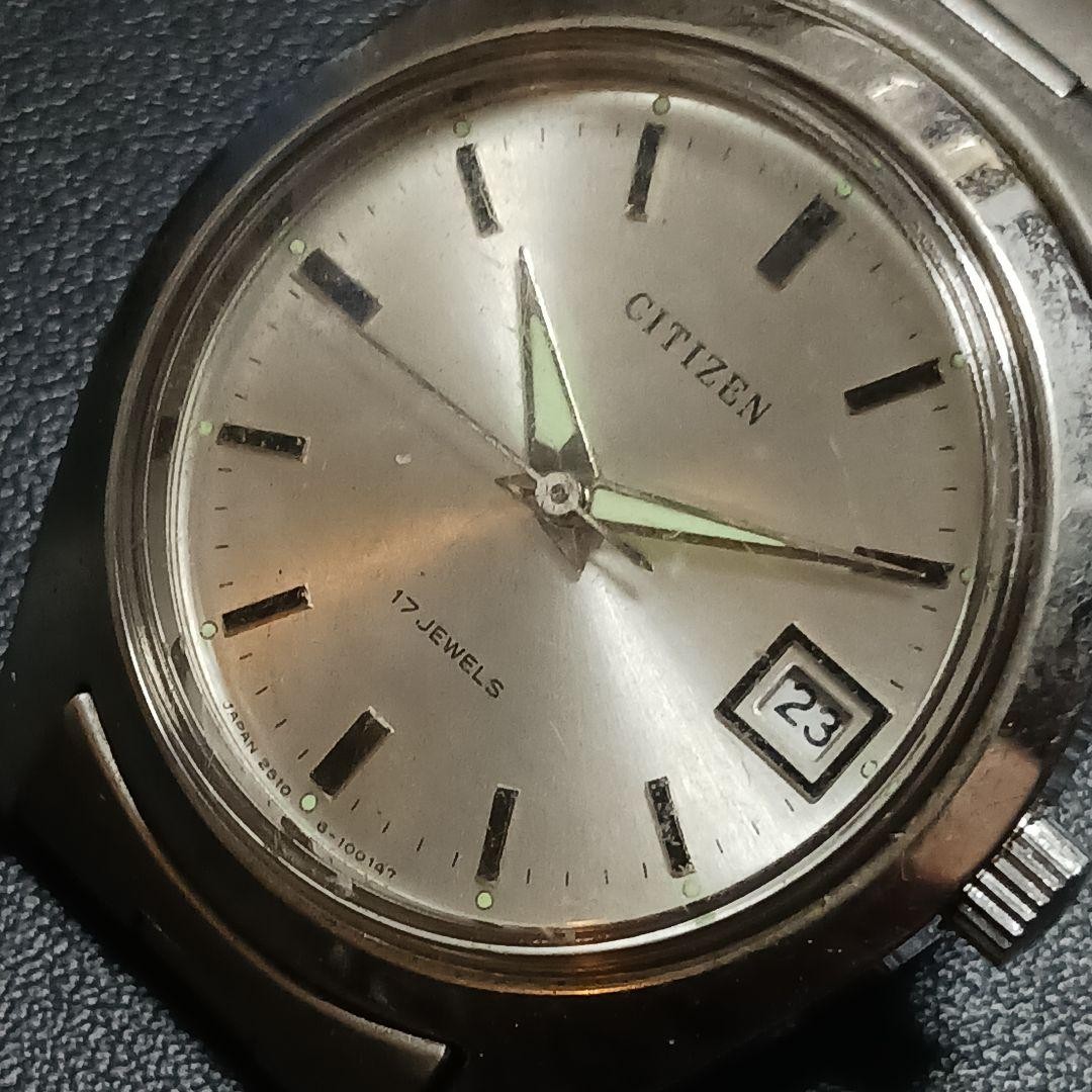 CITIZEN 4-100140Y 17 JEWELS Hand-wound Watch From Japan