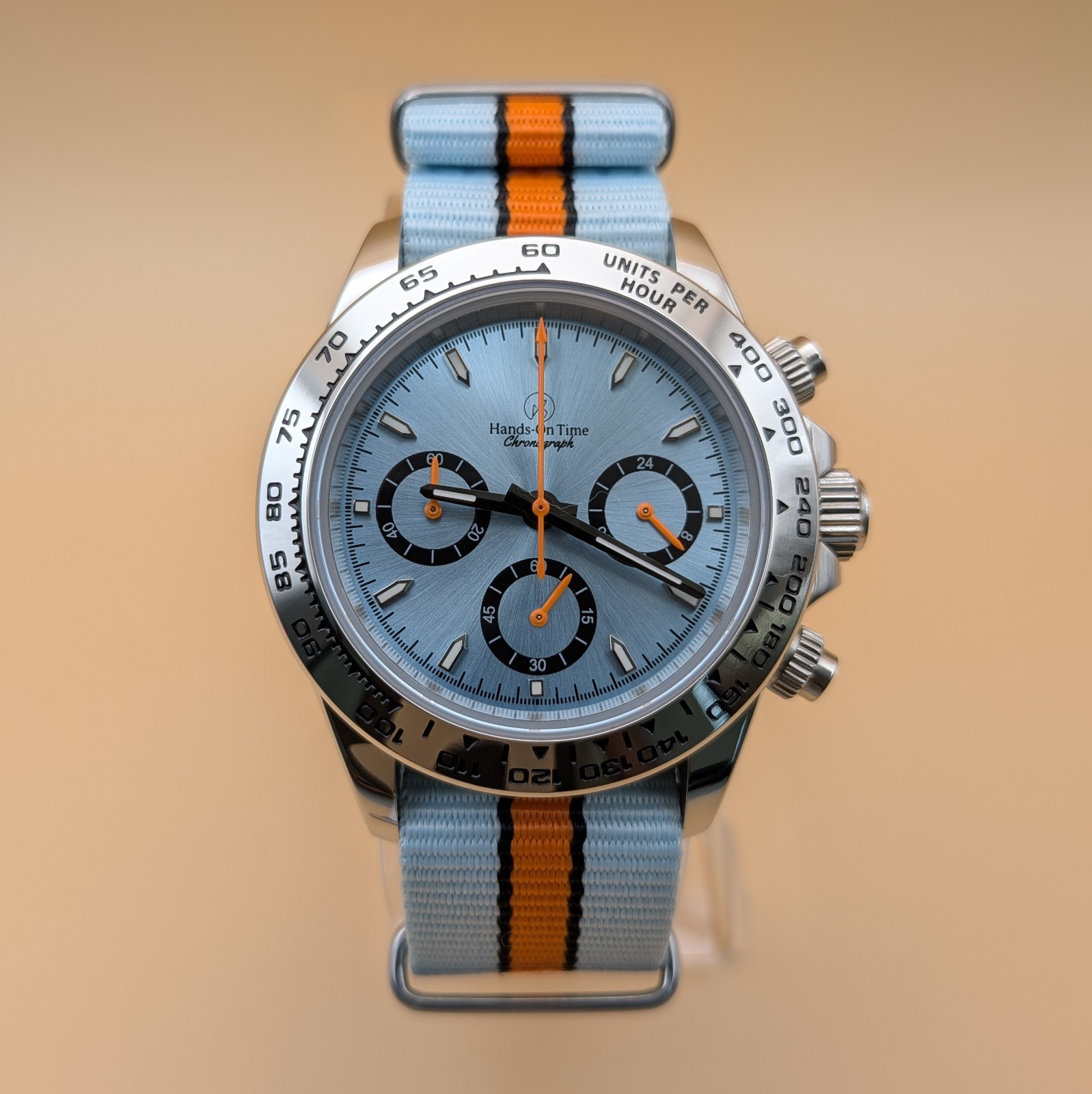Hands On Time Watch | Gulf Racing Inspired | Seiko VK63 Movement
