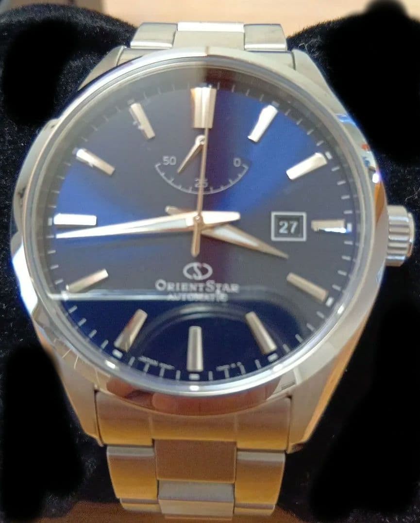 ORIENT STAR automatic watch navy dial