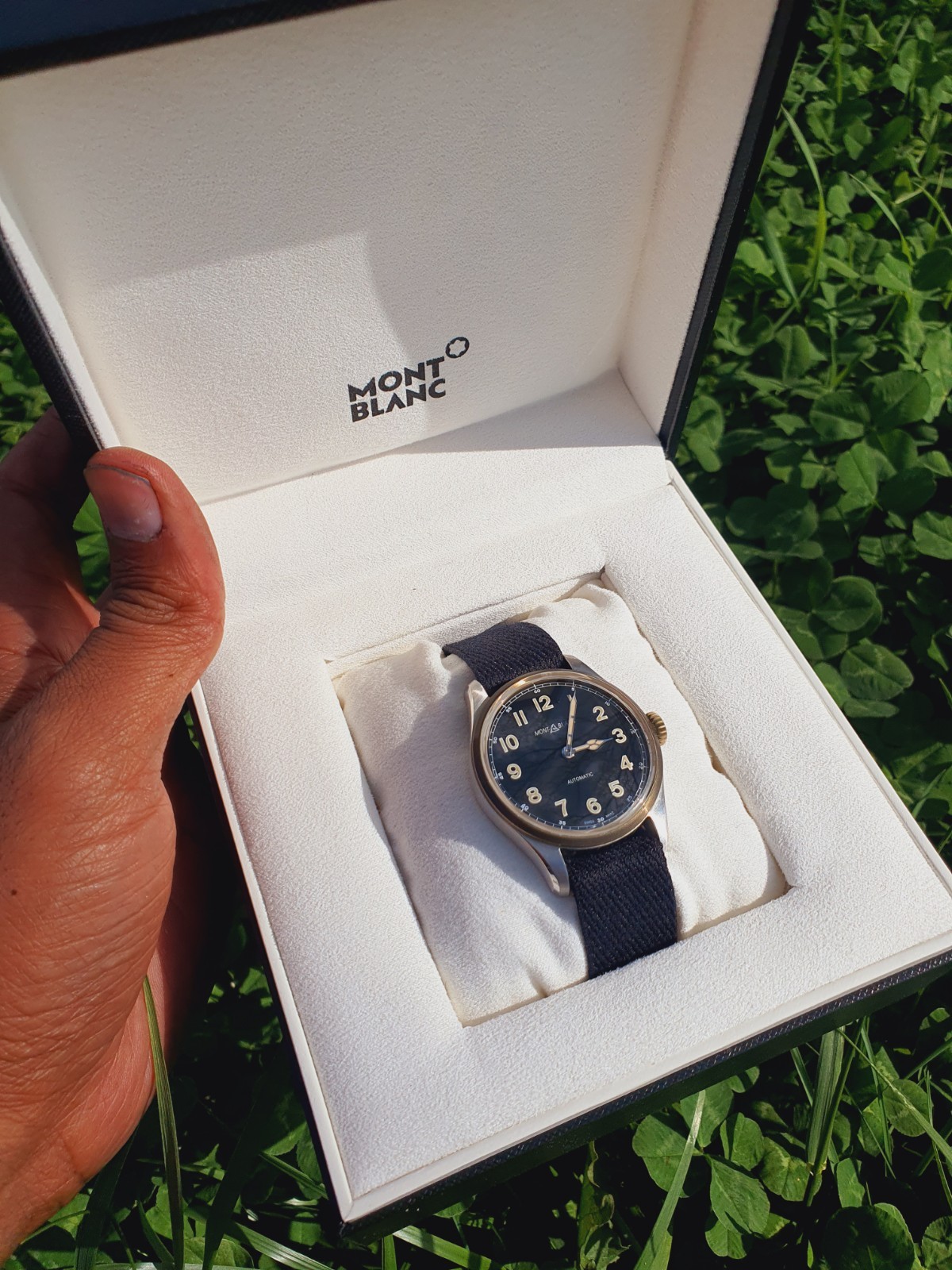 Open To Negotiate A Little – Montblanc 1858 Steel & Bronze Collection 40mm