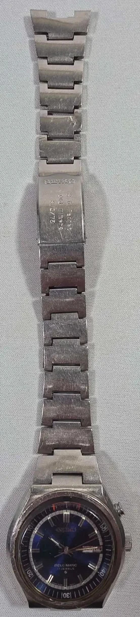 Vintage Seiko Bell-Matic Automatic Blue Alarm Watch Running – SD Padres Engraved