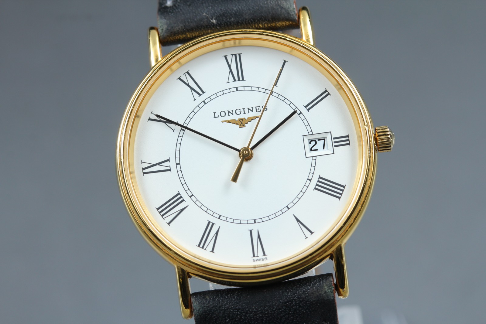 [Near MINT] Longines Grand Classic L4.720.2 White Dial Roman Quartz Men’s Watch