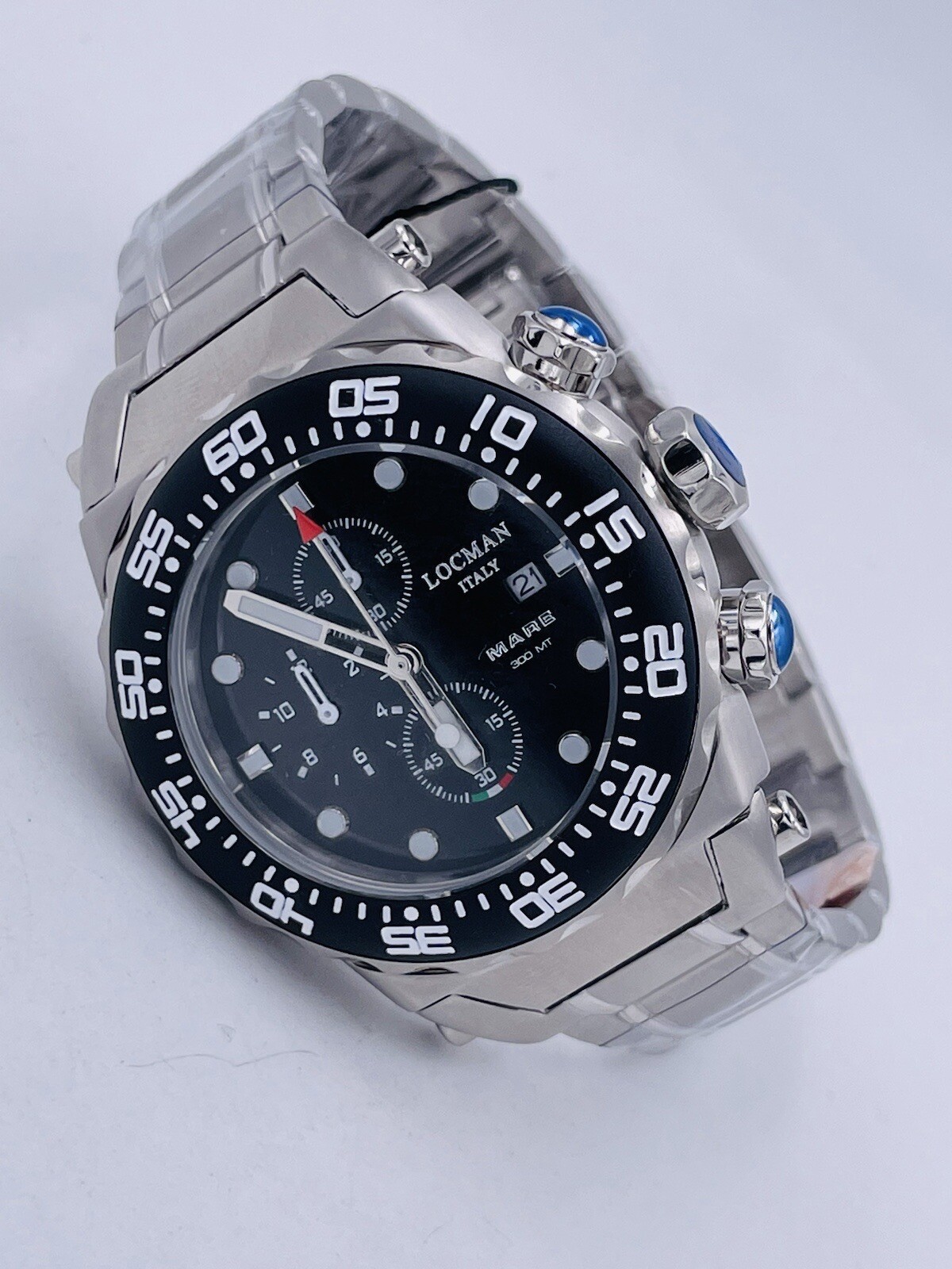Locman New Mare Chrono 560ACK/498 Wr300m Steel Very Discounted New