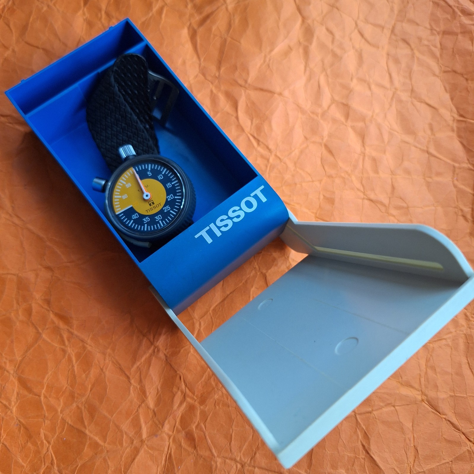 TISSOT 1979 FIFA REFEREE SOCCER STOPWATCH LEMANIA 7160