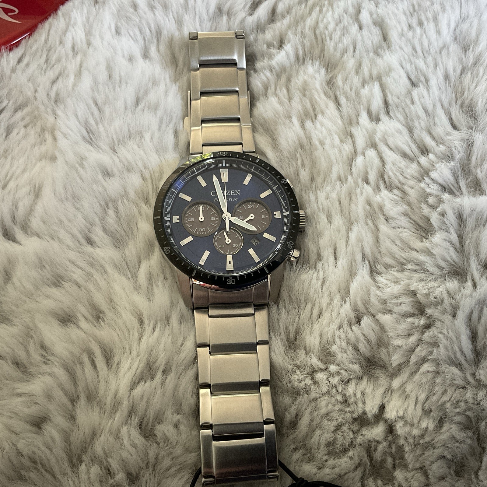 Citizen CA4624-56L Men’s Watch Eco-Drive Chrono Modern 39.5mm 10ATM Blue Face