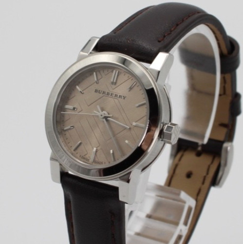 Burberry The City BU9208 26 MM Brown Leather Strap Womens Watch