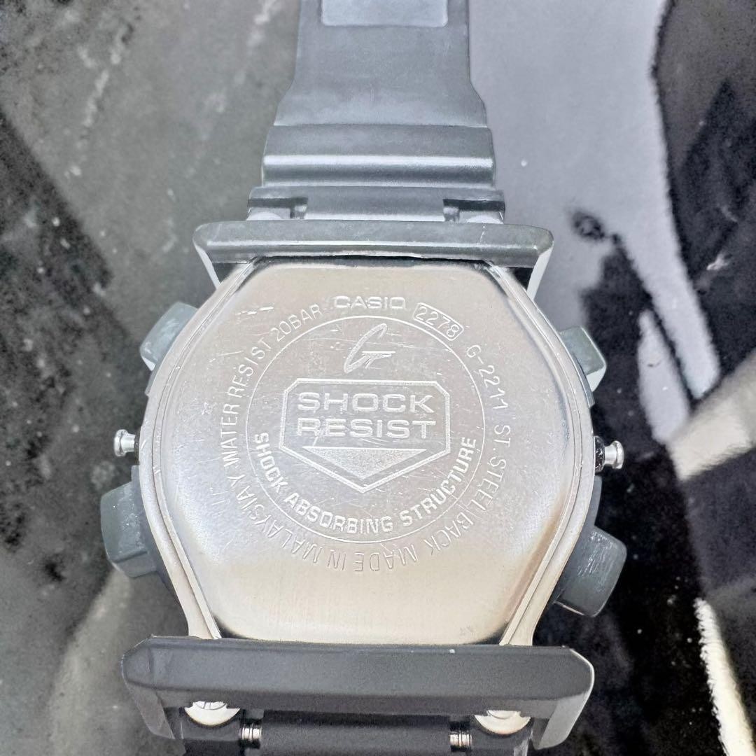 CASIO G-SHOCK G-2211 No bezel Battery replaced Working item