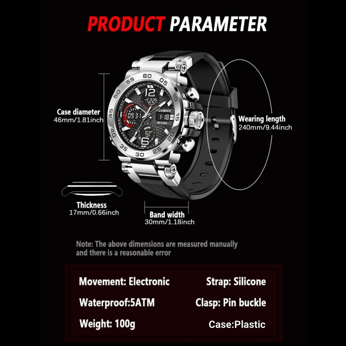 2024 Men’s Watch Quartz Diver Sport Watches Luminous Waterproof 5ATM Wristwatch