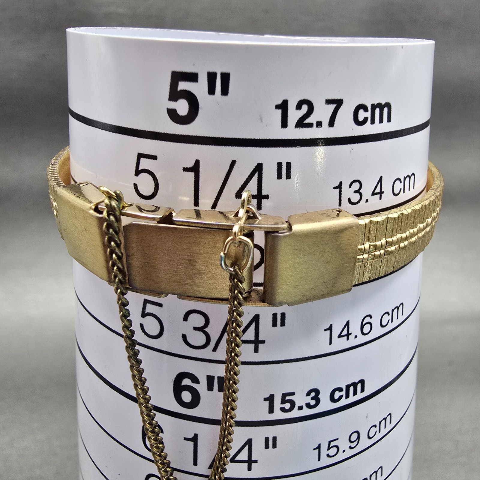 Seiko Watch Women 13mm Gold Dial Gold Tone Rectangle 2E20-6319 New Battery VTG