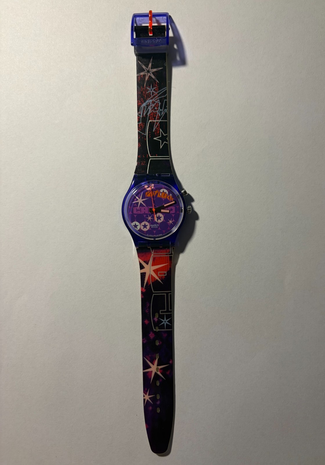 Swatch Watch POTLUCK GN901 – Not Ticking – SOLD “AS-IS” PARTS OR REPAIR