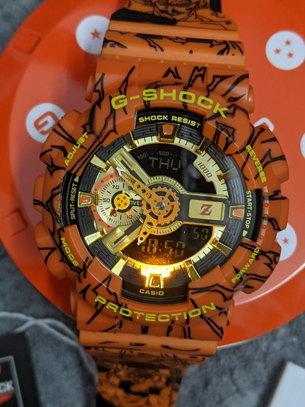 Casio G-Shock x Dragon Ball Z GA-110JDB-1A4 Son Goku Limited Edition Brand New