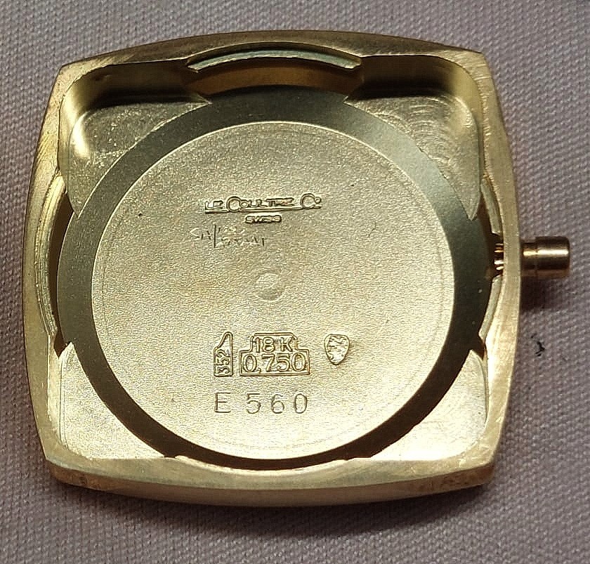VINTAGE JAEGER-LECOULTRE GEOMATIC TONNEAU E560 18K GOLD ORIGINAL FULL SET 1970’S