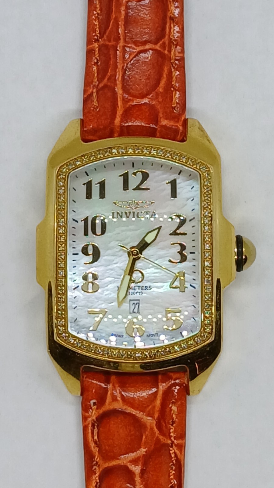 Vntg, Invicta, Lady Lupah, Wildflower, 10 yr bat, 30 mm, 4395 – Read More Below!