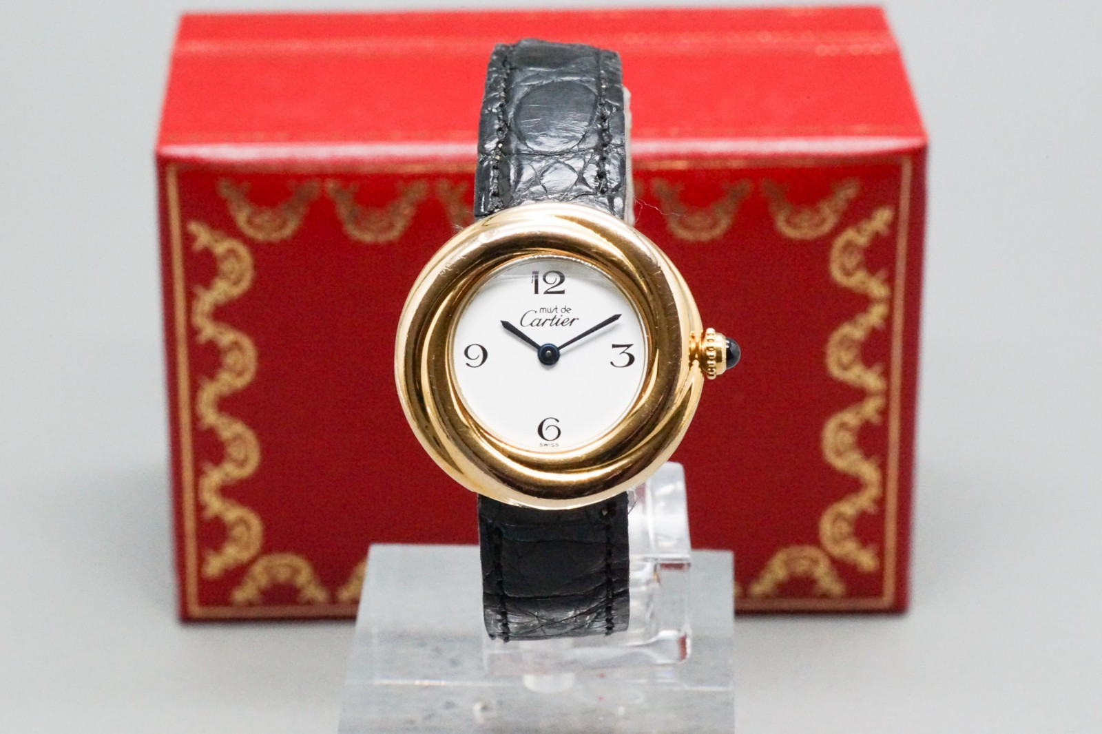 Vintage Cartier Must de Cartier Trinity W1010844 Vermeil Quartz Women’s Watch