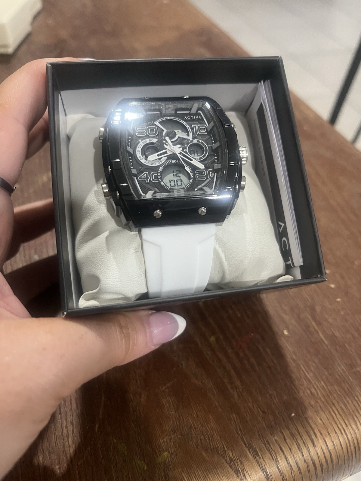 Activa X Invicta Digital Essentials Men’s Watch – 45mm. White (ACW8109-008)