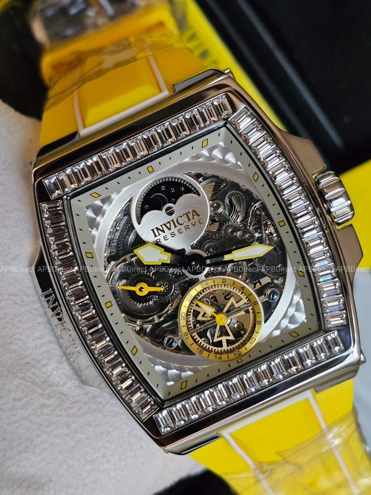 Invicta – S1 Rally – DIABLO – Dual Time Automatic – Yellow – Reserve Mens Watch