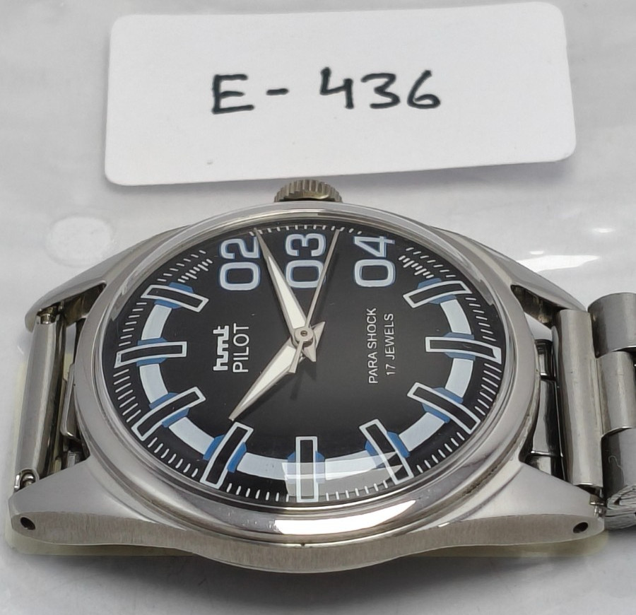 HMT Pilot 17 Jewels Hand Winding Wrist Watch For Men’s In Working Condition