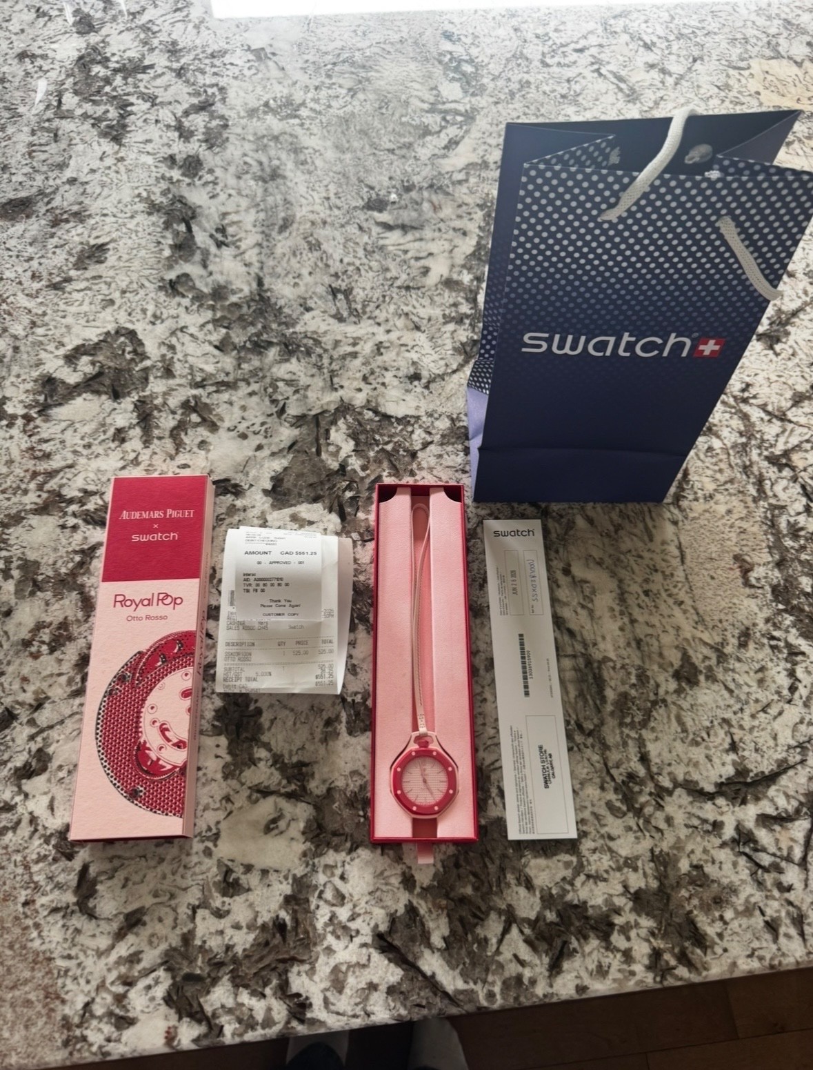 Swatch X AP Royal Pop Otto Rosso (Brand New)
