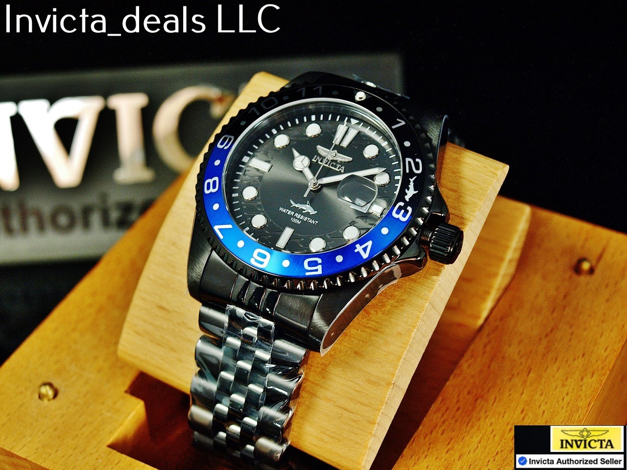 New Invicta Men’s 43mm Pro Diver HAMMERHEAD SILVER DIAL Gold Two Tone SS Watch