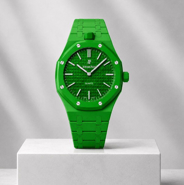 Swatch Royal Pop Ceramic Strap Case Band Compatible with AP Audemars Piguet