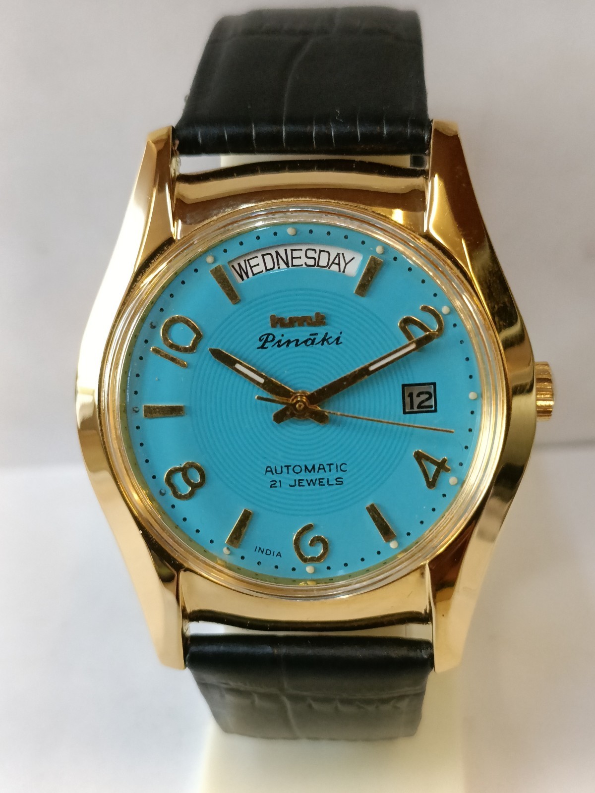 HMT PINAKI PRESIDENT DAY 21J AUTOMATIC SKY BLUE DIAL INDIA MEN’S WORKING