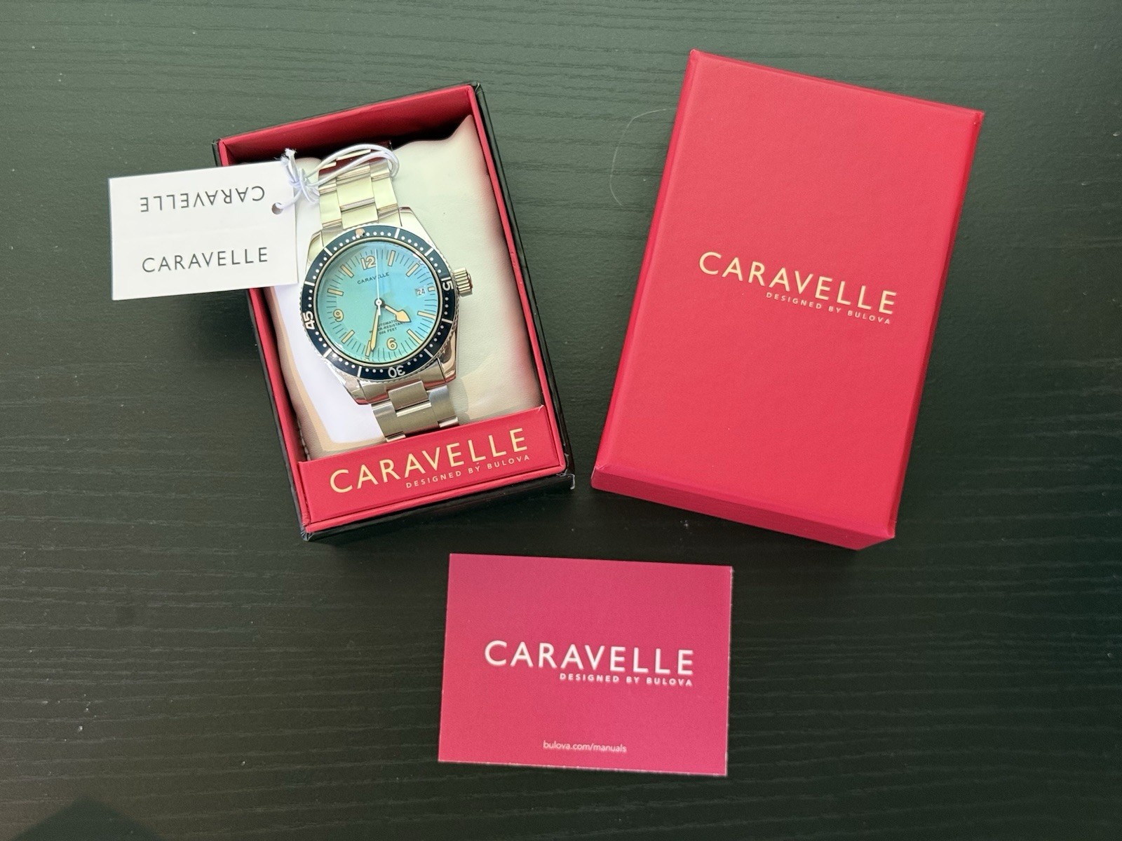 Caravelle Sea Hunter Devil Diver by Bulova Reissue, Blue 43B178, Bracelet Unworn