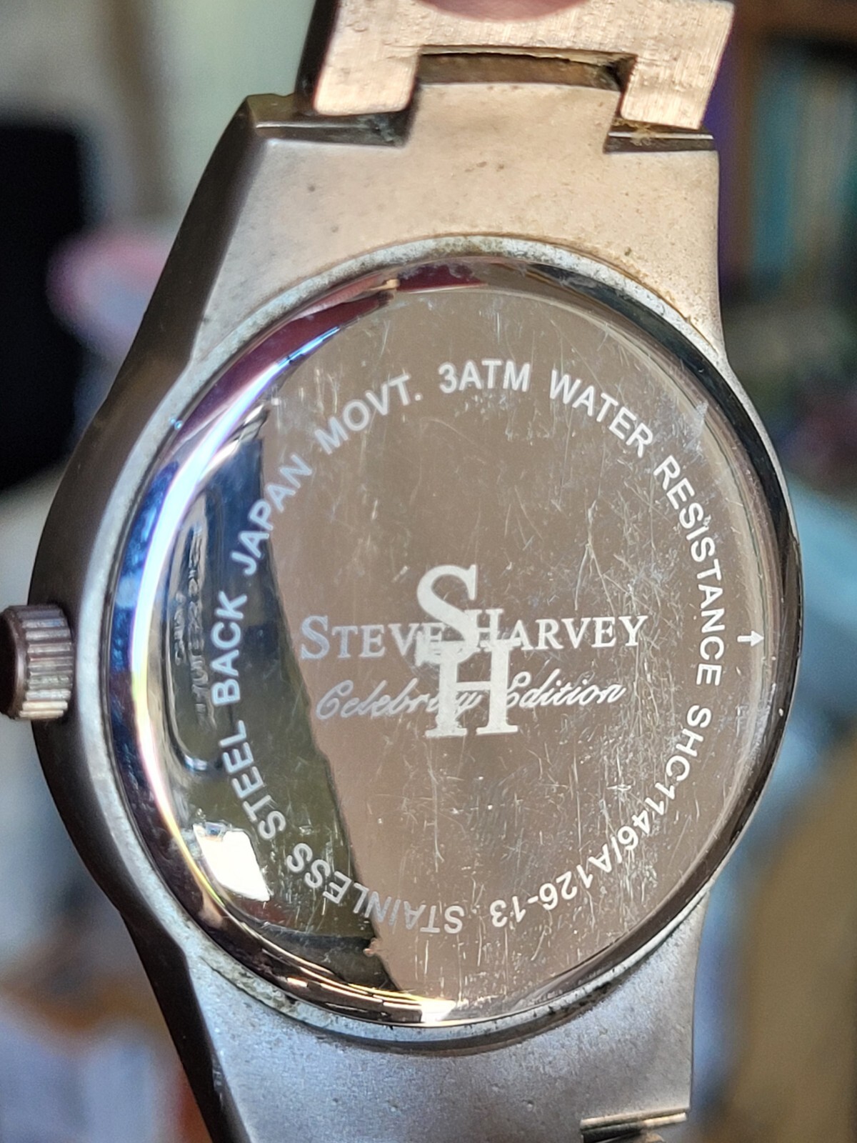 Rare Men’s Steve Harvey Celebrity Edition Watch Japan Movement Stainless Steel