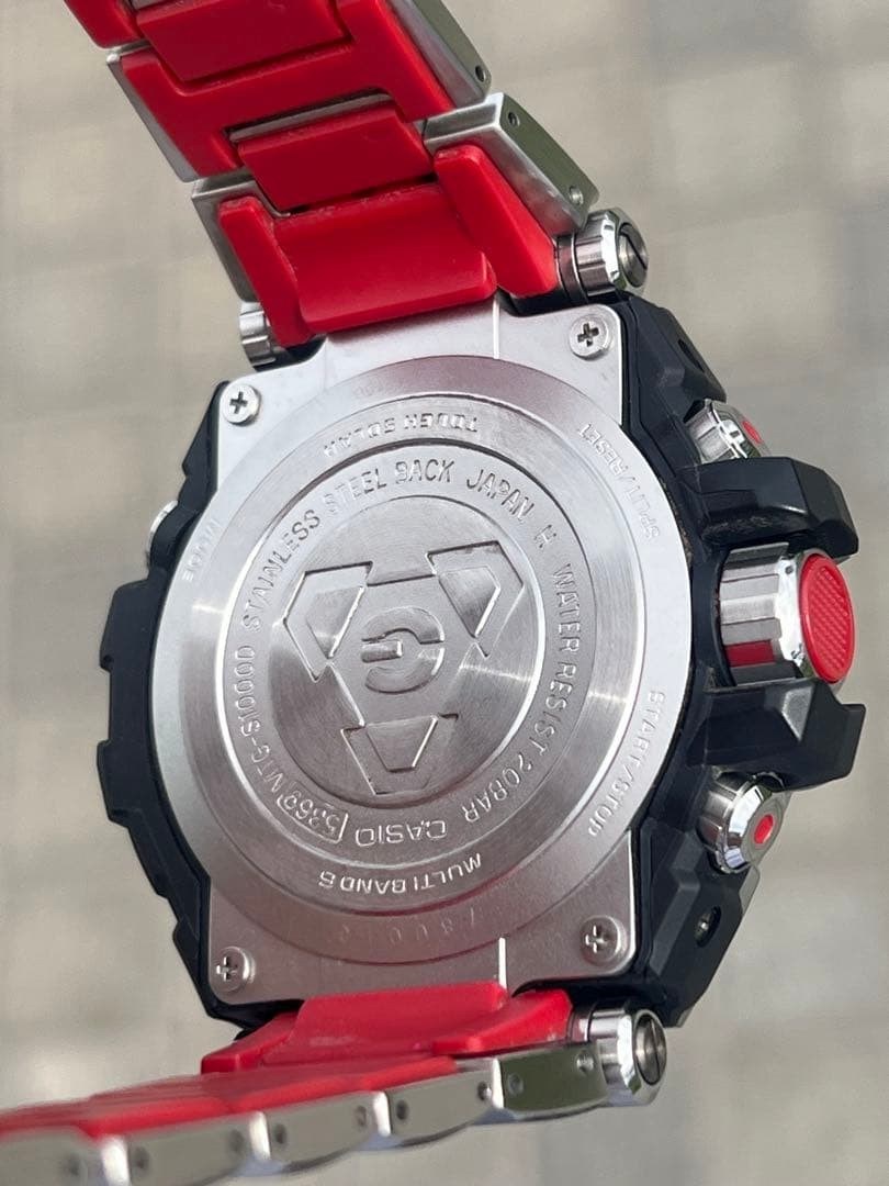G-Shock MT G Silver Black Red No.gs4537