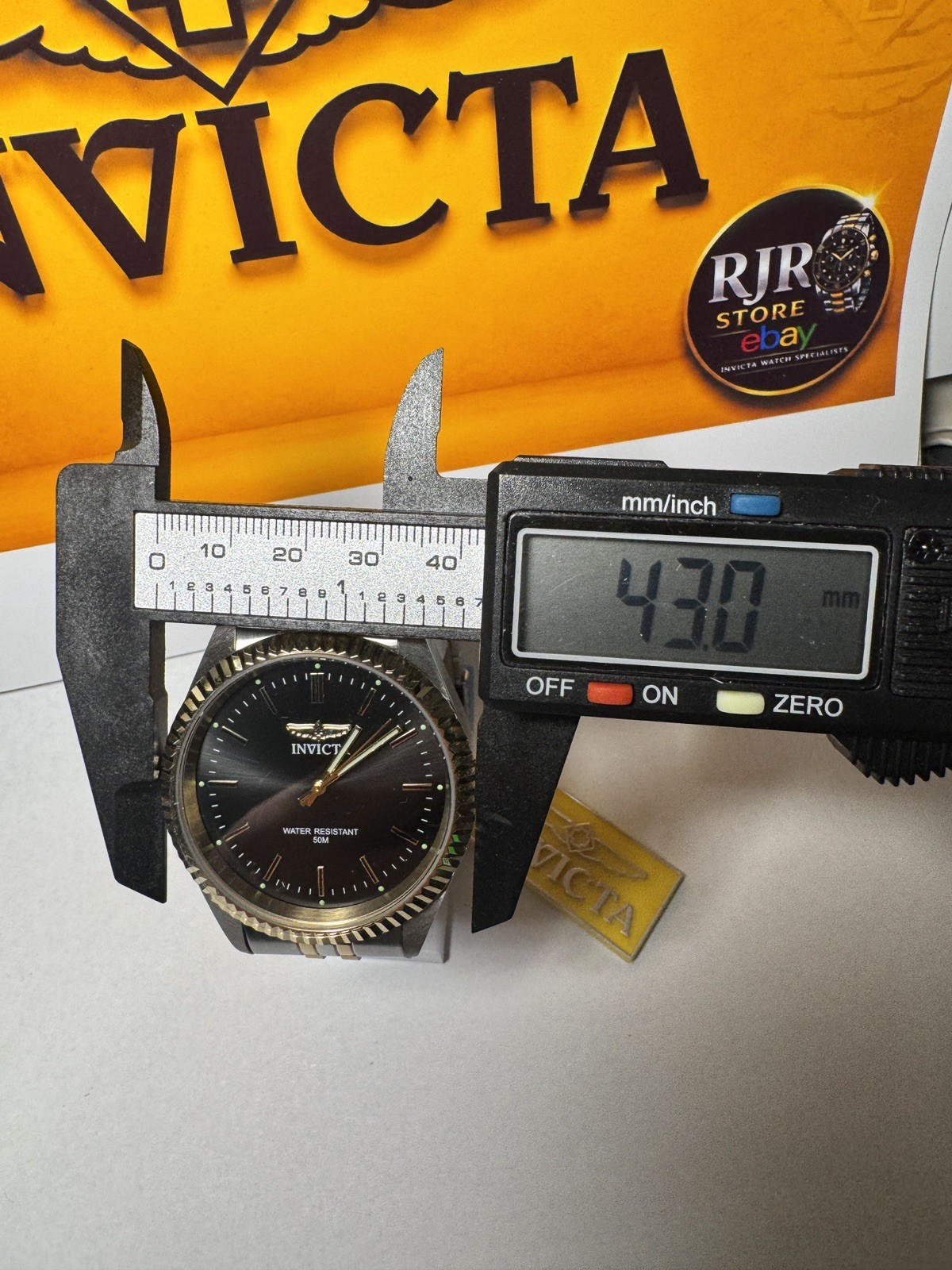 Invicta Specialty Men’s Watch – 43mm, Steel, Gold (29377)