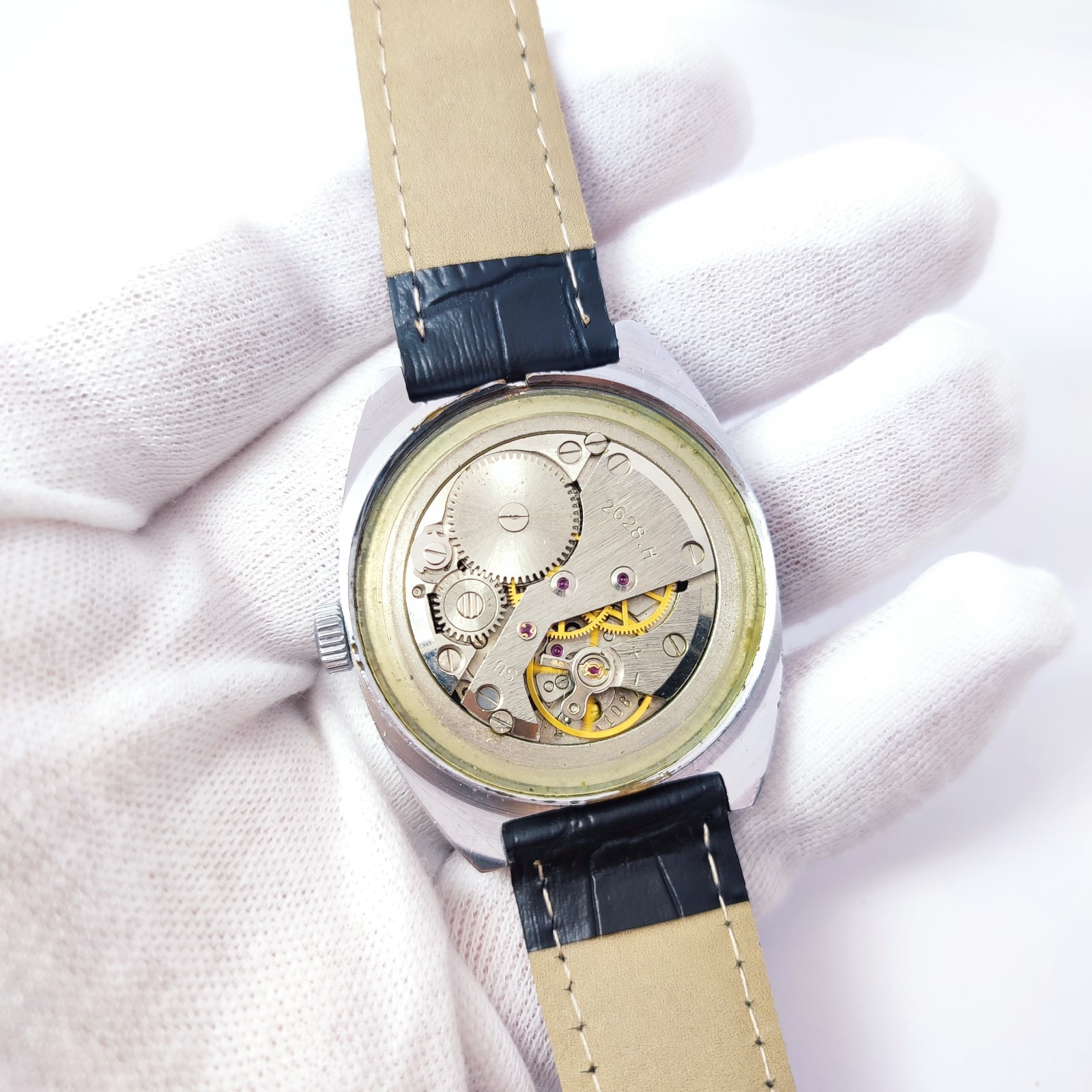⭐ Vintage Soviet watch Raketa mechanical 2626.H 18 jewels made in USSR 1980s*