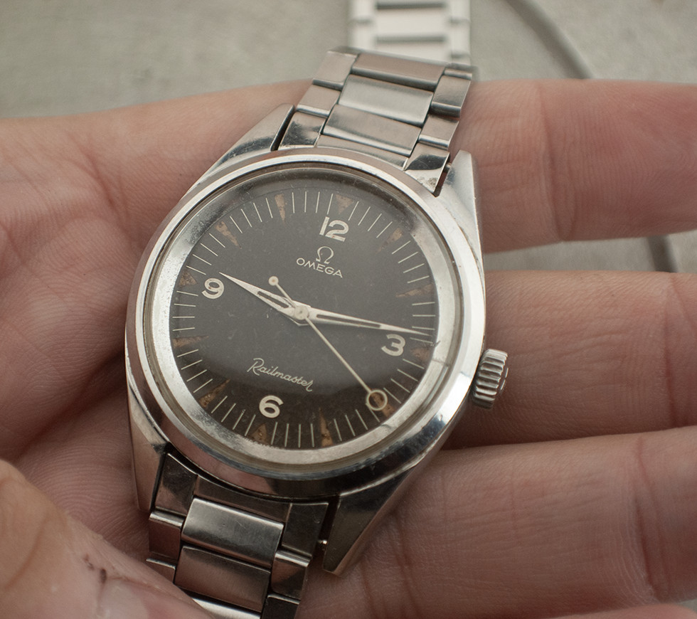 OMEGA RAILMASTER Ref 2914-5 Lollipop Manual wind 285 mov from 59 series 17 Mill