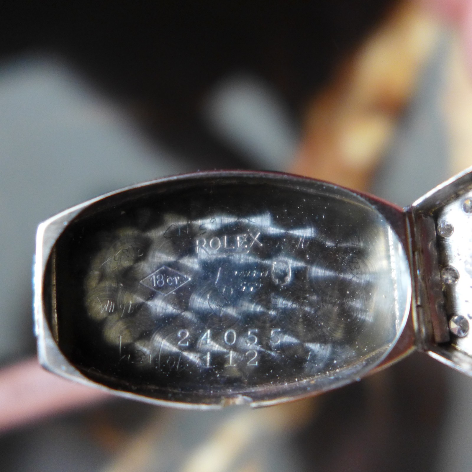 A BEAUTIFUL LADIES ROLEX ASPREY ANTIQUE 1920s ART-DECO WATCH 18k GOLD & DIAMONDS