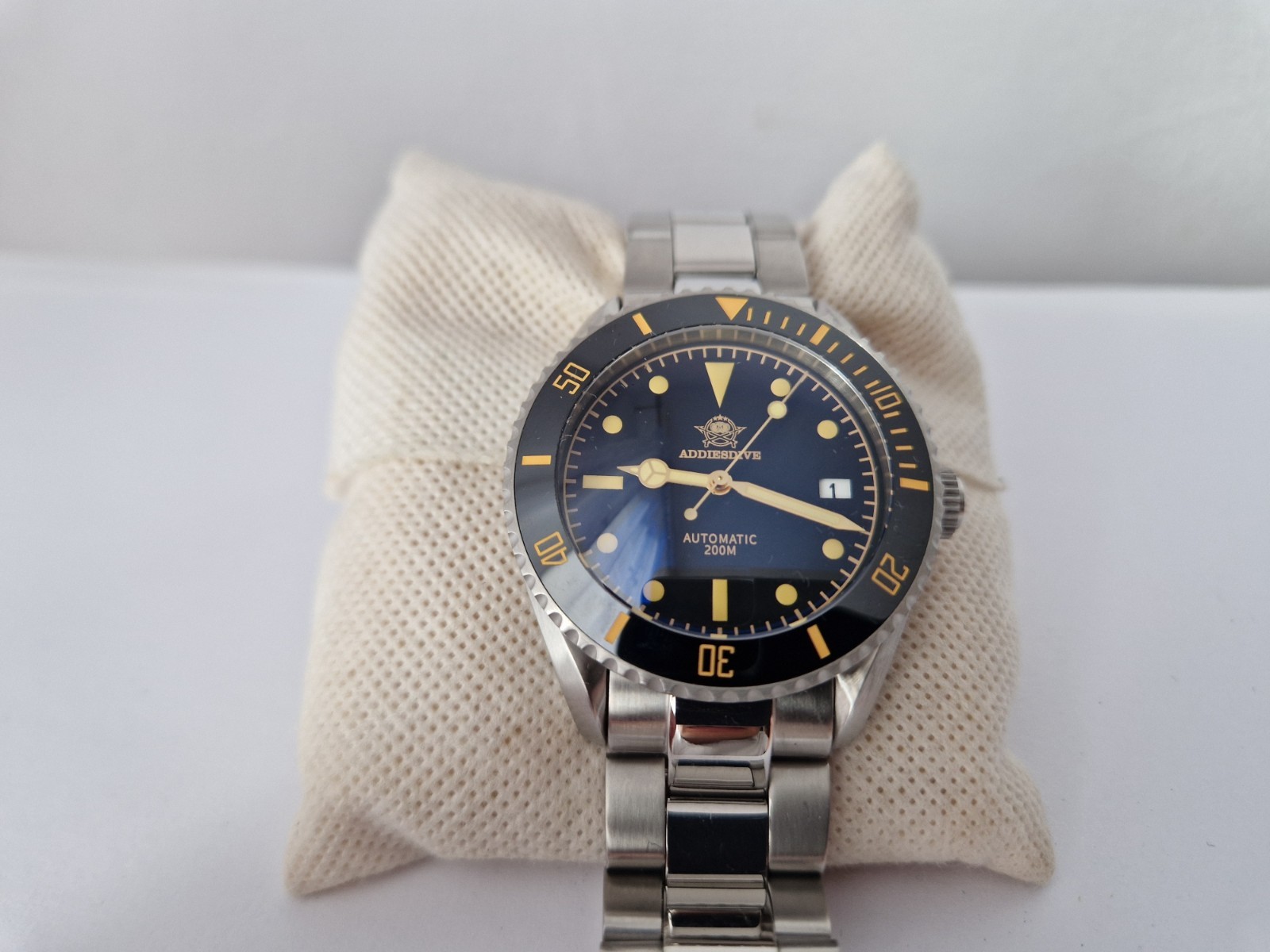 ADDIESDIVE -Automatic 200 -Ref NH35 -All Stainless Steel Case -Rotating Bezel
