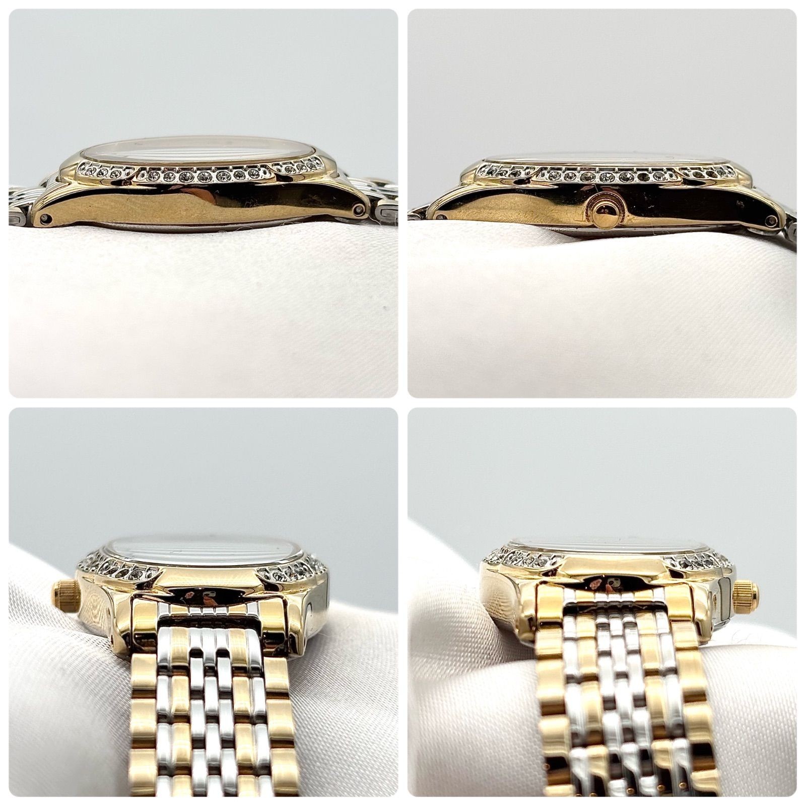 Working item Citizen ladies’ quartz eco drive E031 S033063 oval rhinestone bezel